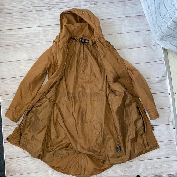 Urban outfitters members only X full zip & lined winter coat tan size XS women - Picture 10 of 16
